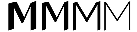 Latin capital letter M in the 4 weights of MIA